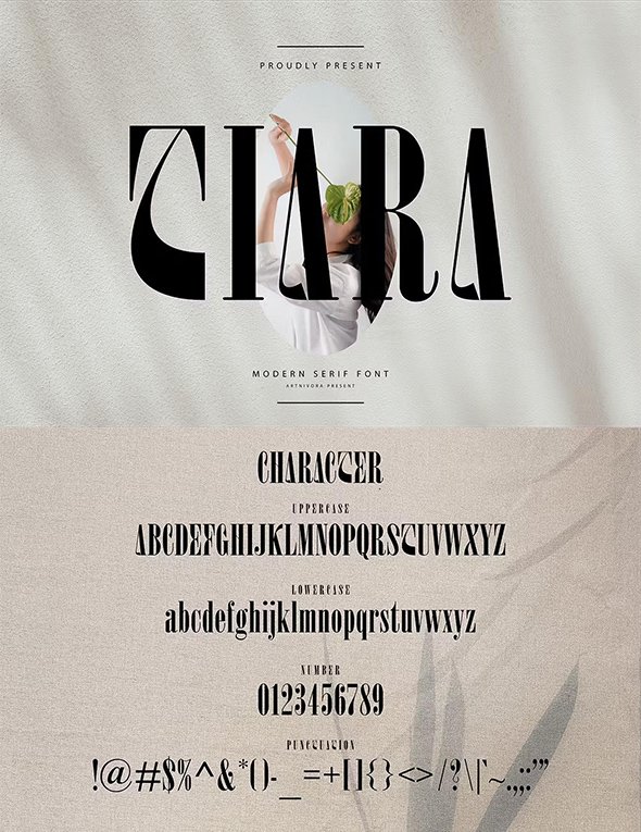 Tiara - Serif Font - 33DKMFY