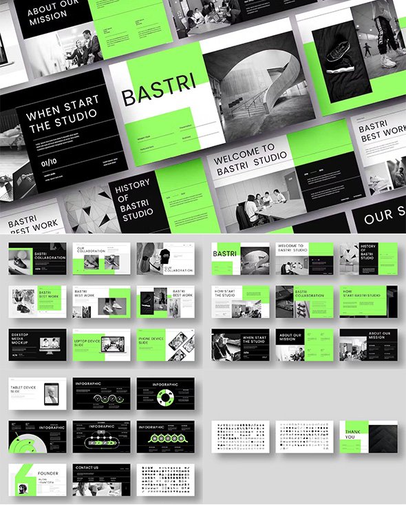 Bastri – Business  Google Slide Keynote Powerpoint Template
