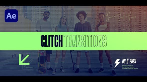 VideoHive - Glitch Transitions - 47617681