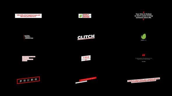 VideoHive - Glitch Titles 1.0 | AE - 47807937