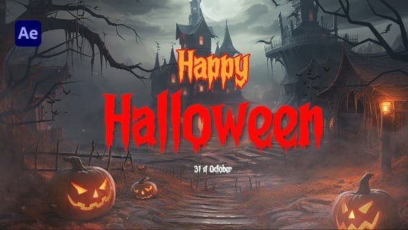 VideoHive - Happy Halloween Intro - 47812667