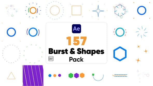 VideoHive - Burst and Shapes Pack For After Effects - 47809411