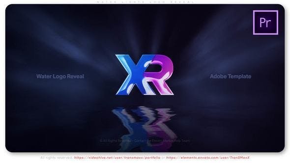 VideoHive - Water Lights Logo Reveal - 47782201