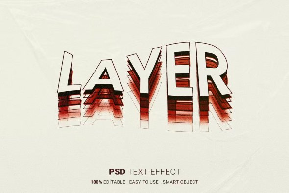Layer Editable Psd Text Effect - 7DHNTGB