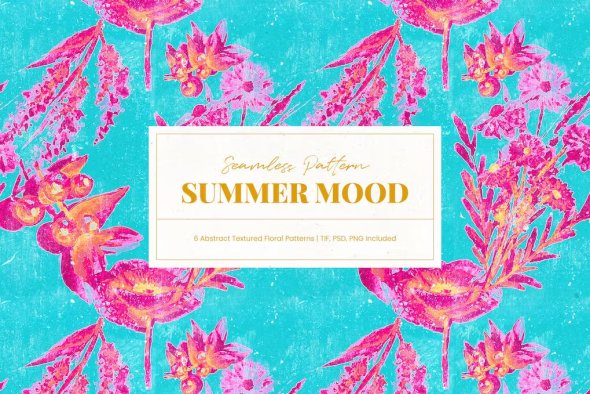 Summer Mood Textures Patterns - 95P3WGH