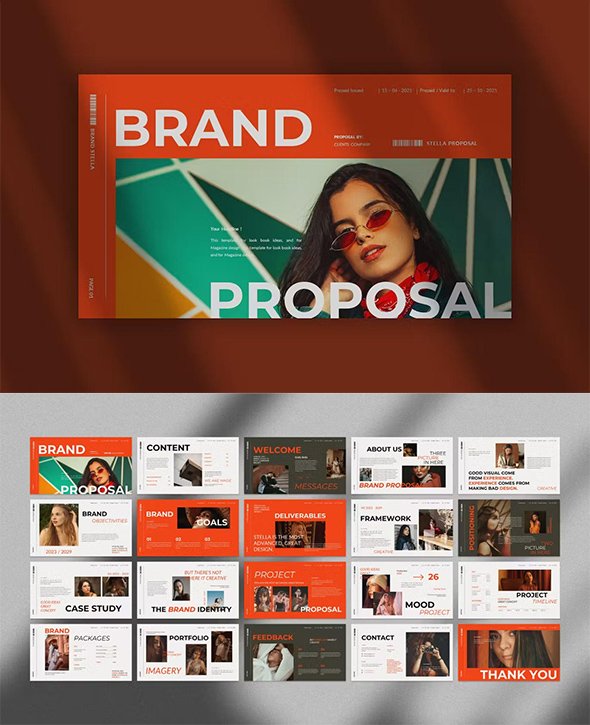 lla - Brand Proposal Powerpoint Keynote Google Slide Template