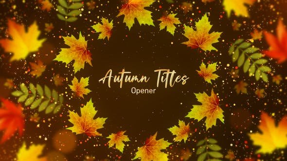 VideoHive - Autumn Titles - 47963965