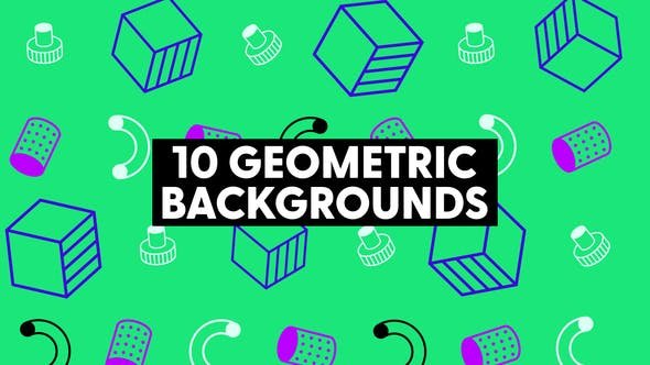 VideoHive - Geometric Backgrounds - 47958869
