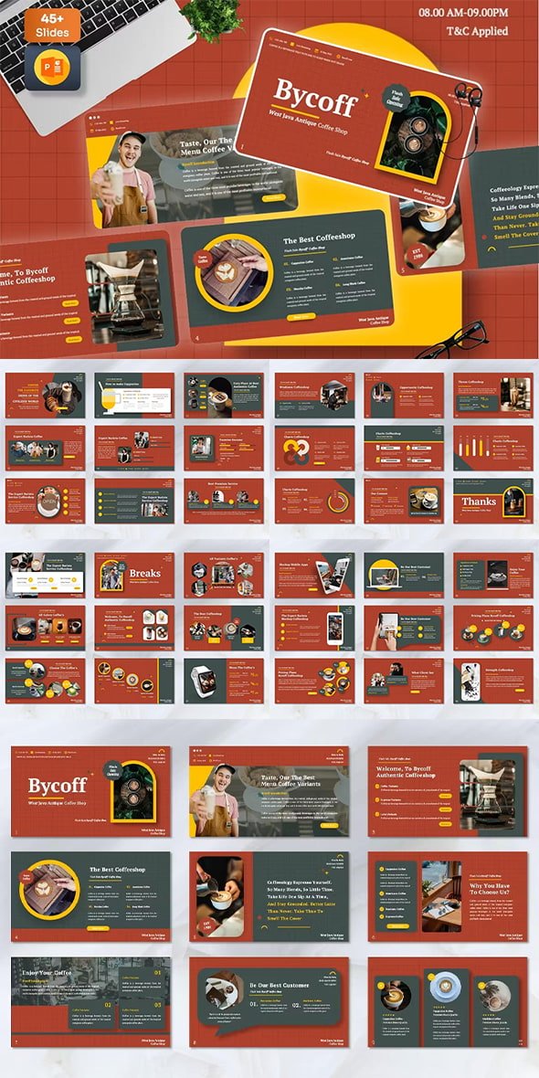 Bycoff - Coffee Shop Powerpoint Template