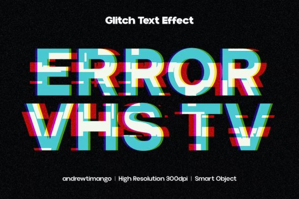 Glitch Text Effect - D7UQMN8