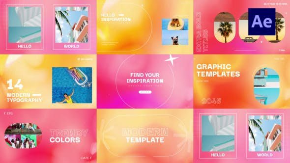 VideoHive - Colorful Animation Typography - 48055667