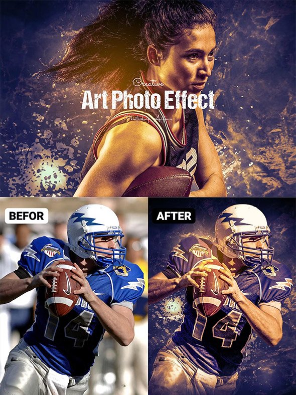 Creative Art Photoshop Action - PCUMACK