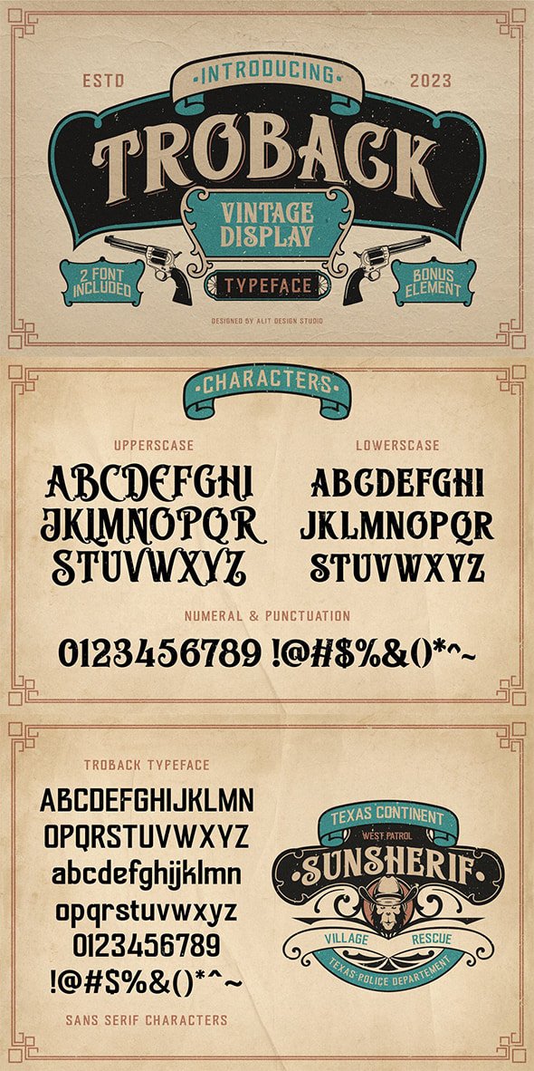 CreativeMarket - Troback Typeface - 42183520