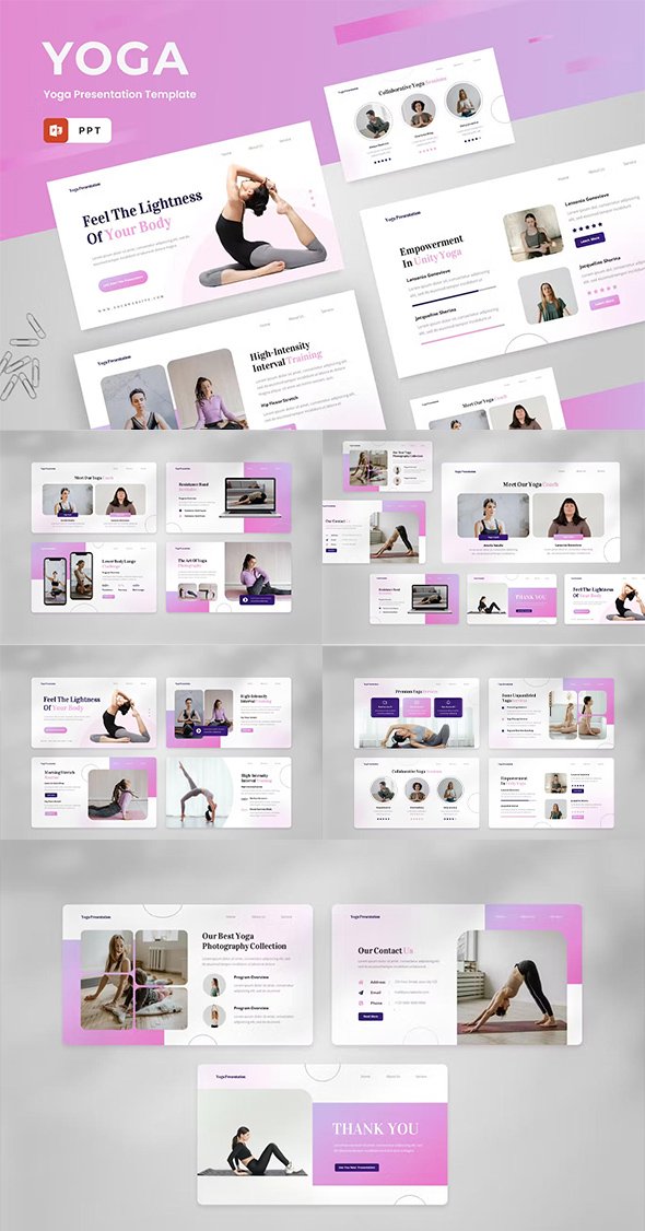 GraphicRiver - Yoga Powerpoint Template - 48158771
