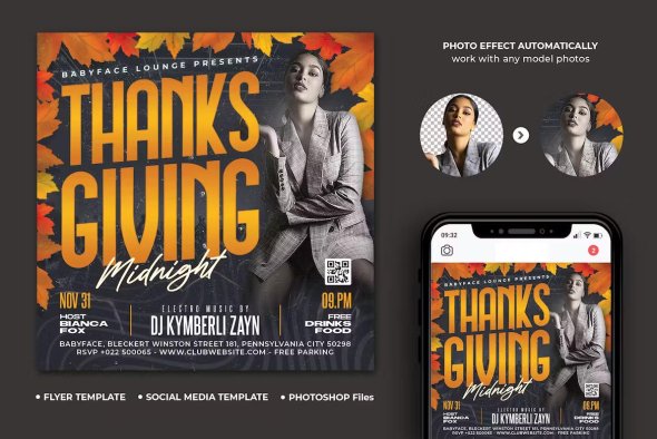 GraphicRiver - Thanksgiving Flyer - 34793321