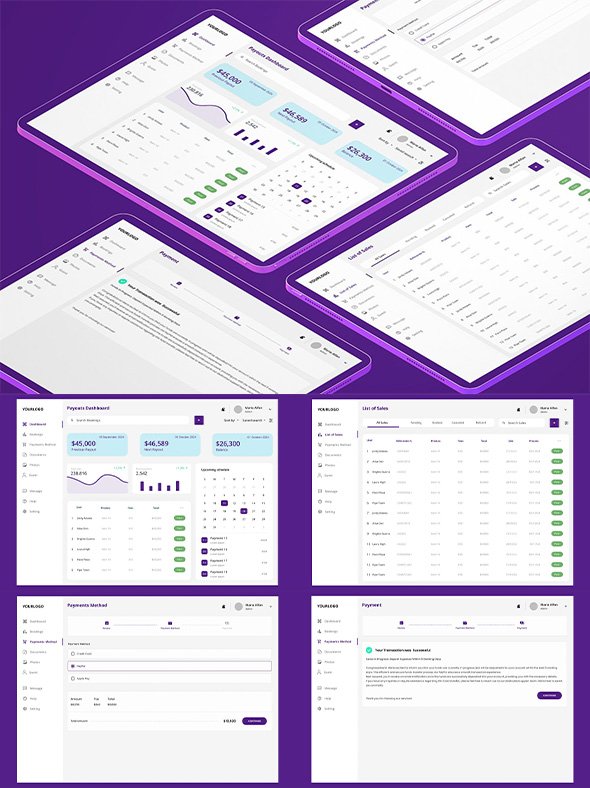 CreativeMarket - Payout, Sales & Payments Dashboard - 42242460