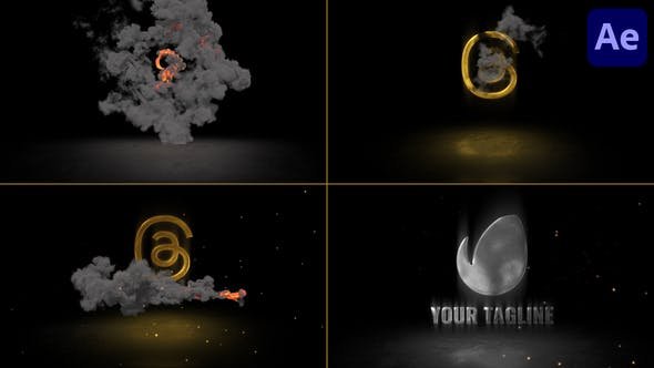 VideoHive - Fire and Smoke Logo Reveal for After Effects - 48472622