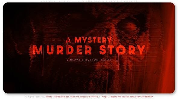 VideoHive - Murder Story - Cinematic Horror Trailer - 48454976