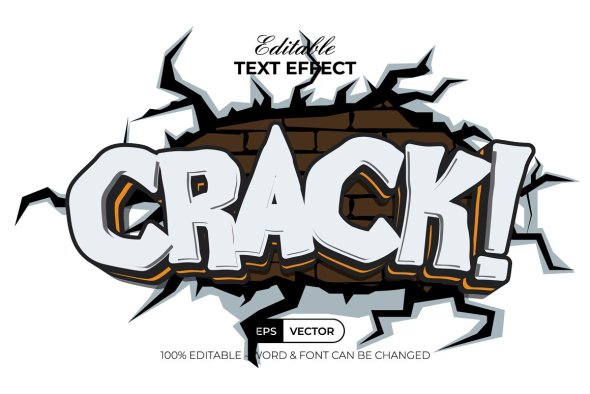 CreativeMarket - Crack Text Effect Comic Style - 42294378