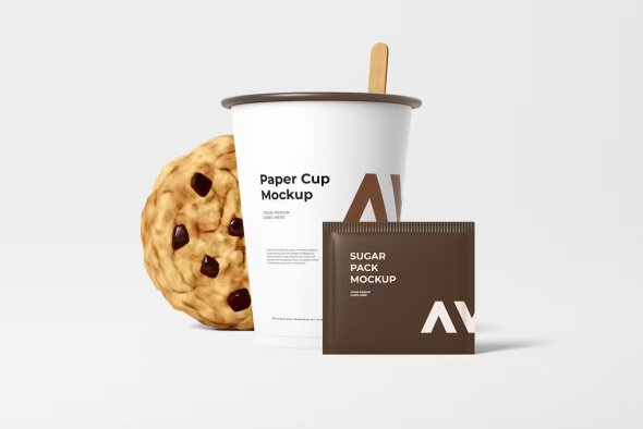 Paper Cup Mockup - GLL65FN