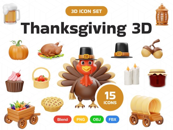 UI8 - Thanksgiving 3D Icon