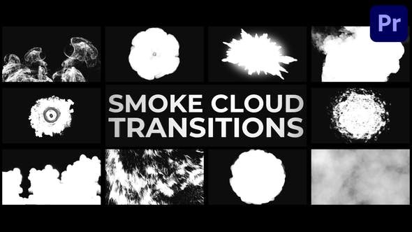 VideoHive - Smoke Cloud Transitions for Premiere Pro - 48605732