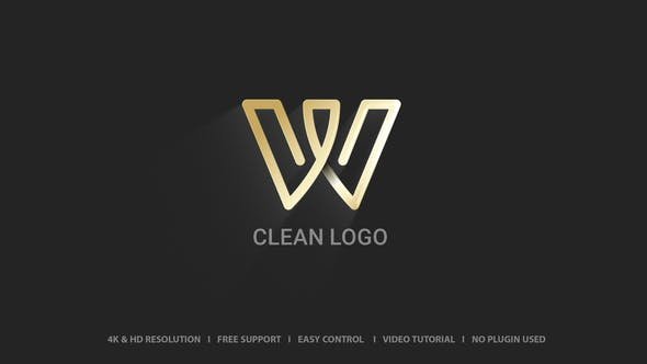 VideoHive - Clean Logo - 48603157