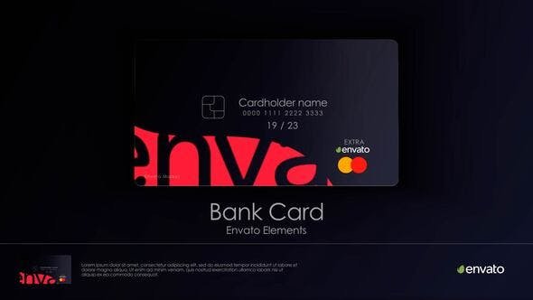 VideoHive - Bank Credit Card - 48592828
