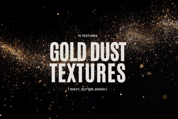 15 Festive Gold Dust Backgrounds - 6KZ5J8A