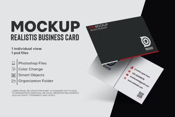 Business Card Mockup - EUXMVZK