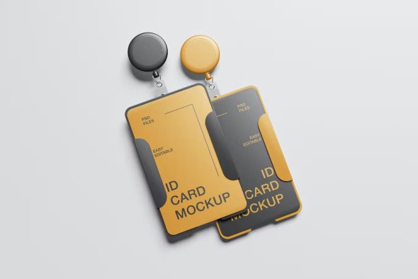 ID Card Mockup - 2SM78AP