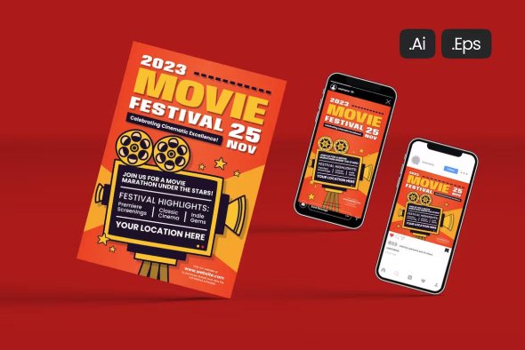 Movie Festival Flyer - VUGBG8K
