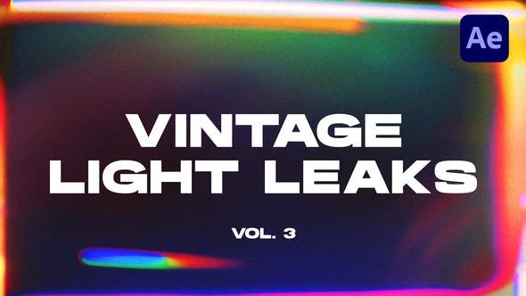 VideoHive - Vintage Light Leaks Transitions VOL. 3 | After Effects - 48988419