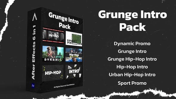 VideoHive - Grunge Intro Pack - 48999885