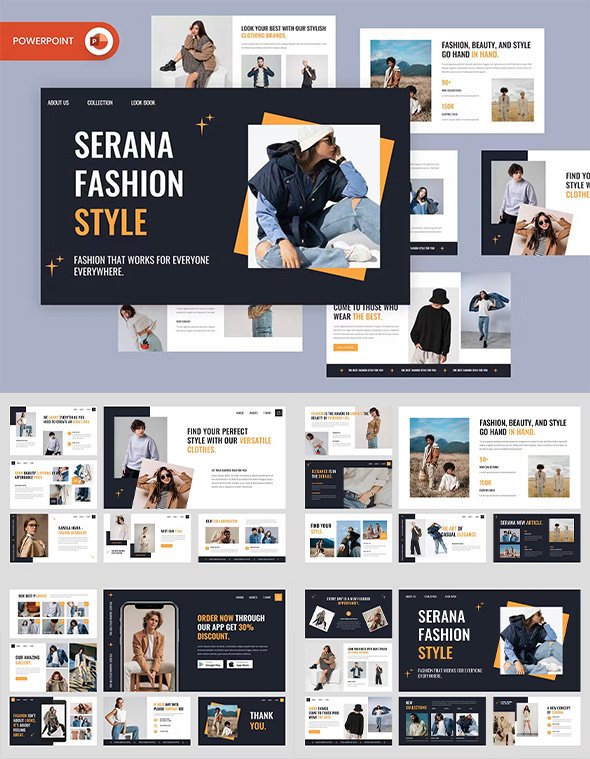 Serana - Fashion PowerPoint Template