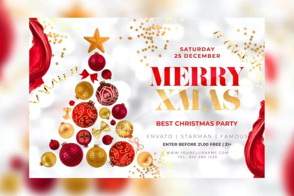 GraphicRiver - Merry Christmas Flyer - 41817399
