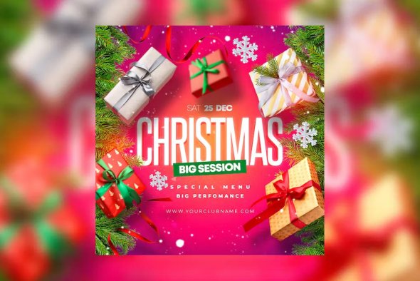 GraphicRiver - Merry Christmas Flyer - 41840381