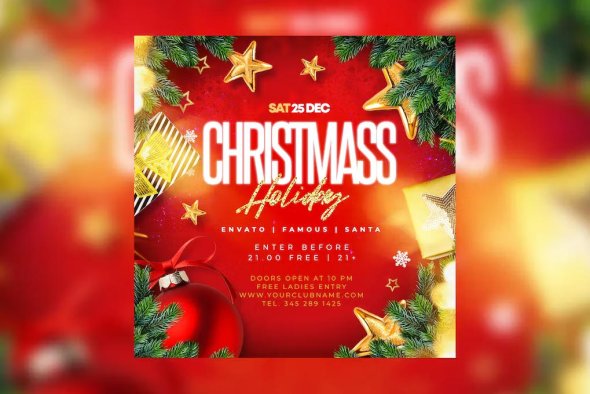 GraphicRiver - Merry Christmas Flyer - 42033752