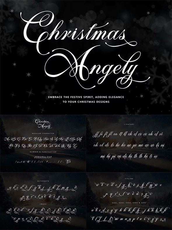 Christmas Angely Fonts - N43FAHB