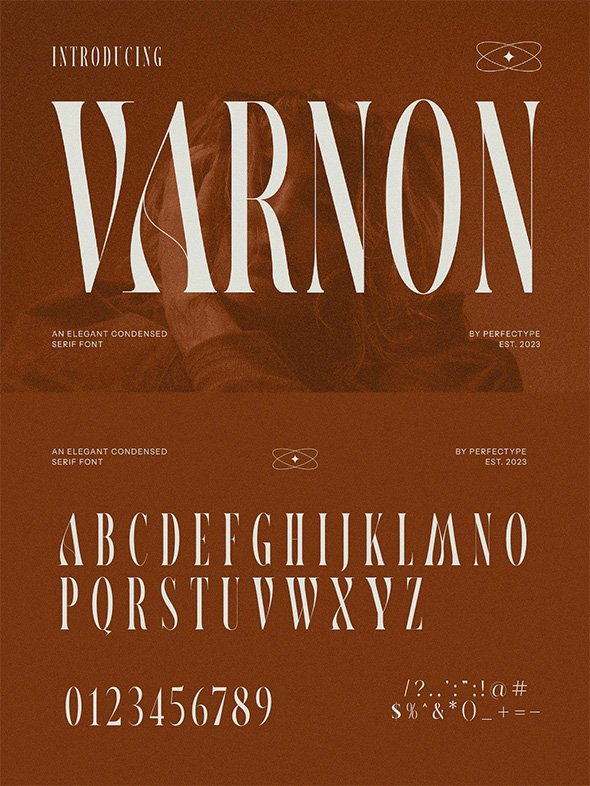 CreativeMarket - Varnon Elegant Serif Font Typeface - 91616027