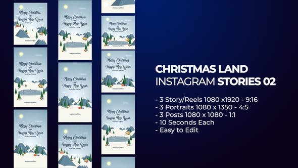 VideoHive - Christmas Land Instagram Stories 02 - 49389241