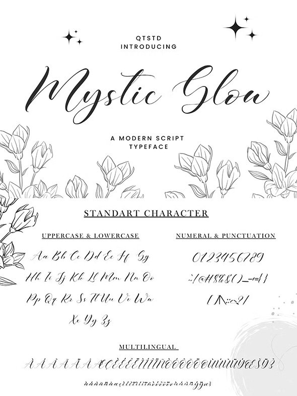 Mystic Glow - A Modern Script Typeface - 8WFLN6T