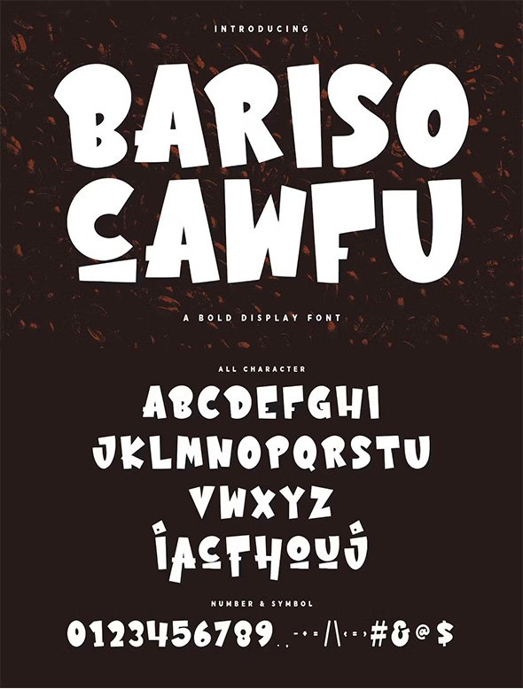 Bariso Cawfu Bold Display Font - MPYTQ9M
