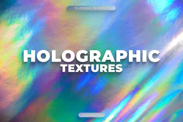 15 Holographic Foil Textures Vol.2 - 35VT3KV