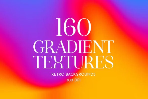 Gradient Abstract Grainy Retro Textures - HG7NDSJ