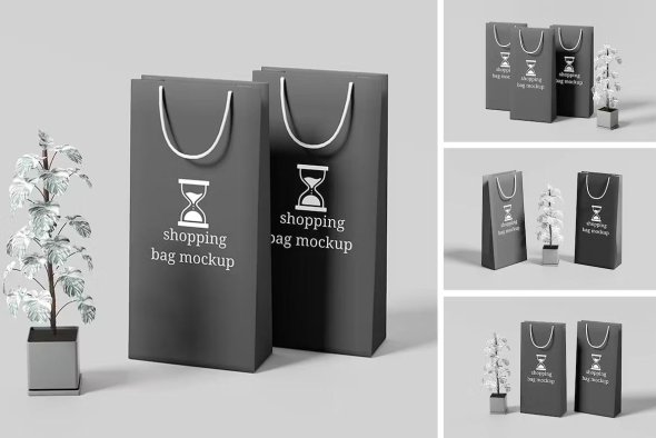 Shopping Bag Mockup - ZAQKNJM