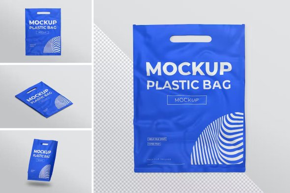 Plastic Bag Mockup - FEWDLTY