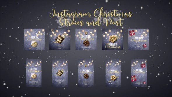 VideoHive - Christmas Instagram Stories And Post - 49836738