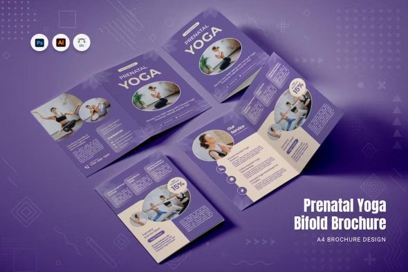 Prenatal Yoga Bifold Brochure - BMYAZ6T