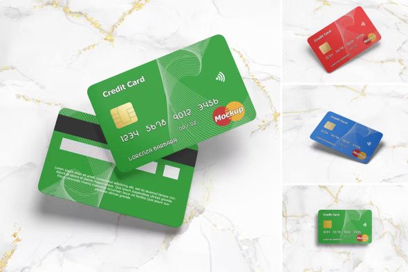 Realistic Credit Card Mockup - 5VS2PJ6